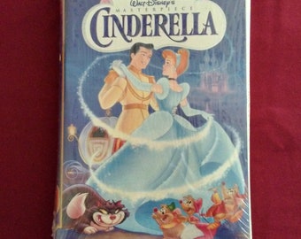Factory Sealed Disney&#39;s Masterpiece Cinderella VHS