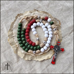 Mexican Rugged Rosary Italian Rugged Rosary Handmade Catholic Gifts image 6