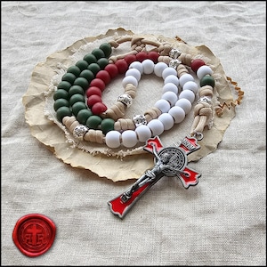 Mexican Rugged Rosary Italian Rugged Rosary Handmade Catholic Gifts image 1