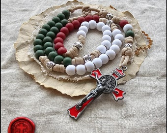 Mexican Rugged Rosary -Italian Rugged Rosary -Handmade Catholic Gifts