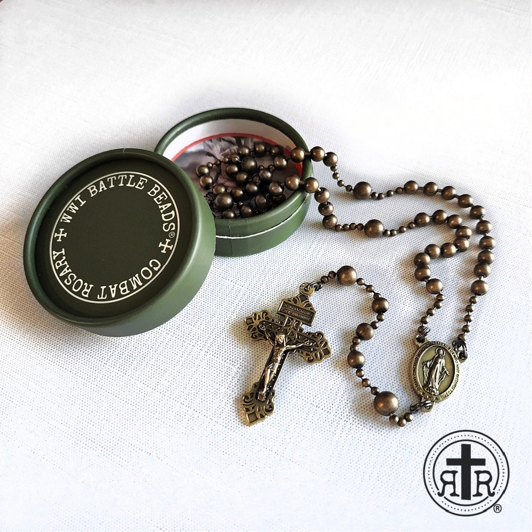 Rugged Rosaries® WWI Battle Beads® combat rosary Catholic
