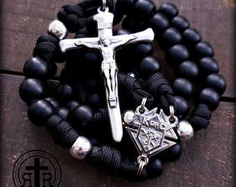 Rugged Rosaries® Knights of Columbus Heavy Duty Paracord Rosary