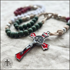 Mexican Rugged Rosary Italian Rugged Rosary Handmade Catholic Gifts image 4