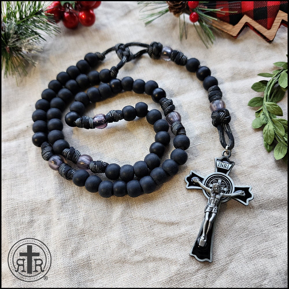 Black rosary deals