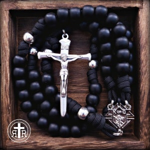 Rugged Rosaries® Knights of Columbus Heavy Duty Paracord Rosary - Officially Licensed by KofC