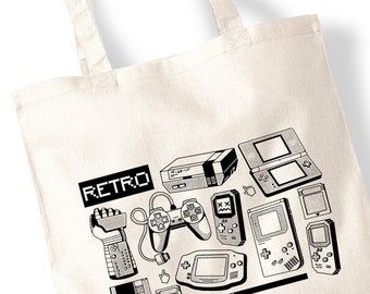 Retro Gaming Tote Bag - Perfect tote bag for a gaming fan!