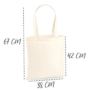 Custom Printed Personalised Canvas Tote Bag Shoulder Bag Shopping Bag Photo, Logo, Text, Slogan, Business, Event, Bulk buy, Wholesale Bags image 2