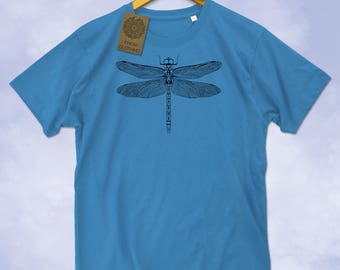 Dragonfly Insect Print Mens T-Shirt