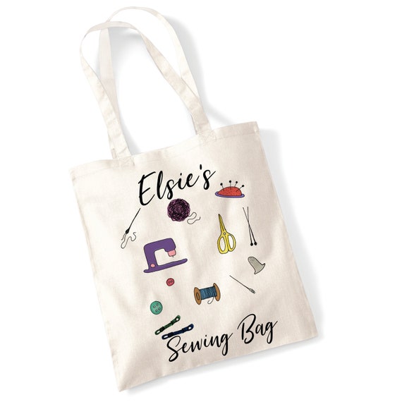 Custom Name Sewing Bag Perfect Present for a Crafty Grandma