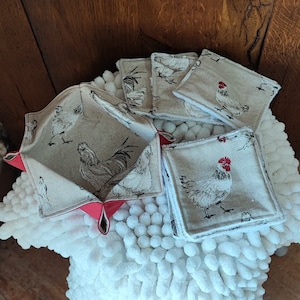 Basket of washable wipes