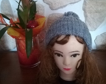 Bonnet pompon fait main