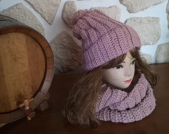 Bonnet snood femme