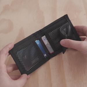 Carteira porta-cartão de crédito EDC / Cordura / Bolsa com zíper Mini Possibles / Organizador de bolso EDC / Bolsa pequena de nylon para moedas