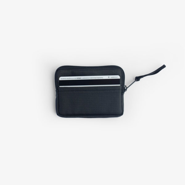 EDC Credit Card Holder Wallet / Cordura  / Mini Possibles Zipper Pouch / EDC Pocket Organizer / Small Nylon Coin Pouch