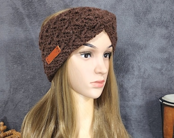 HEADBAND - Crocheted hair band ear warmer, Crocheted Hair band Ear warmer headband