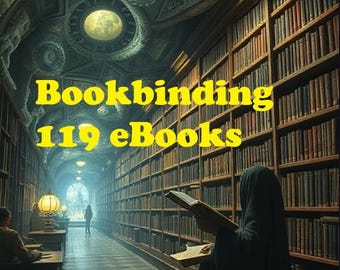 Bookbinding 119 Vintage eBooks How to Bind & Repair Vintage Books, Leather