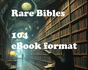 Bibles Rare 104 Rare Medieval: Geneva, Coverdale, Old & New Testament (eBooks) Download)