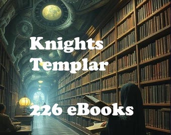 Knights Templar Old books Crusades, Freemasonry Chivalry Illuminati 226 eBooks PDF *download*
