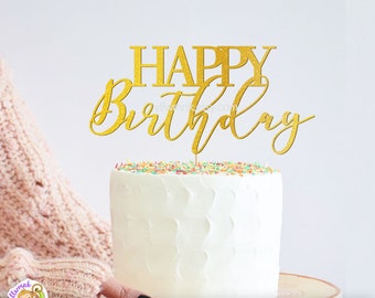 Cake Topper svg, Happy Birthday svg, Birthday Cake Topper SVG, Verjaardag svg, dxf en png instant download, Verjaardag SVG bestand, Topper svg