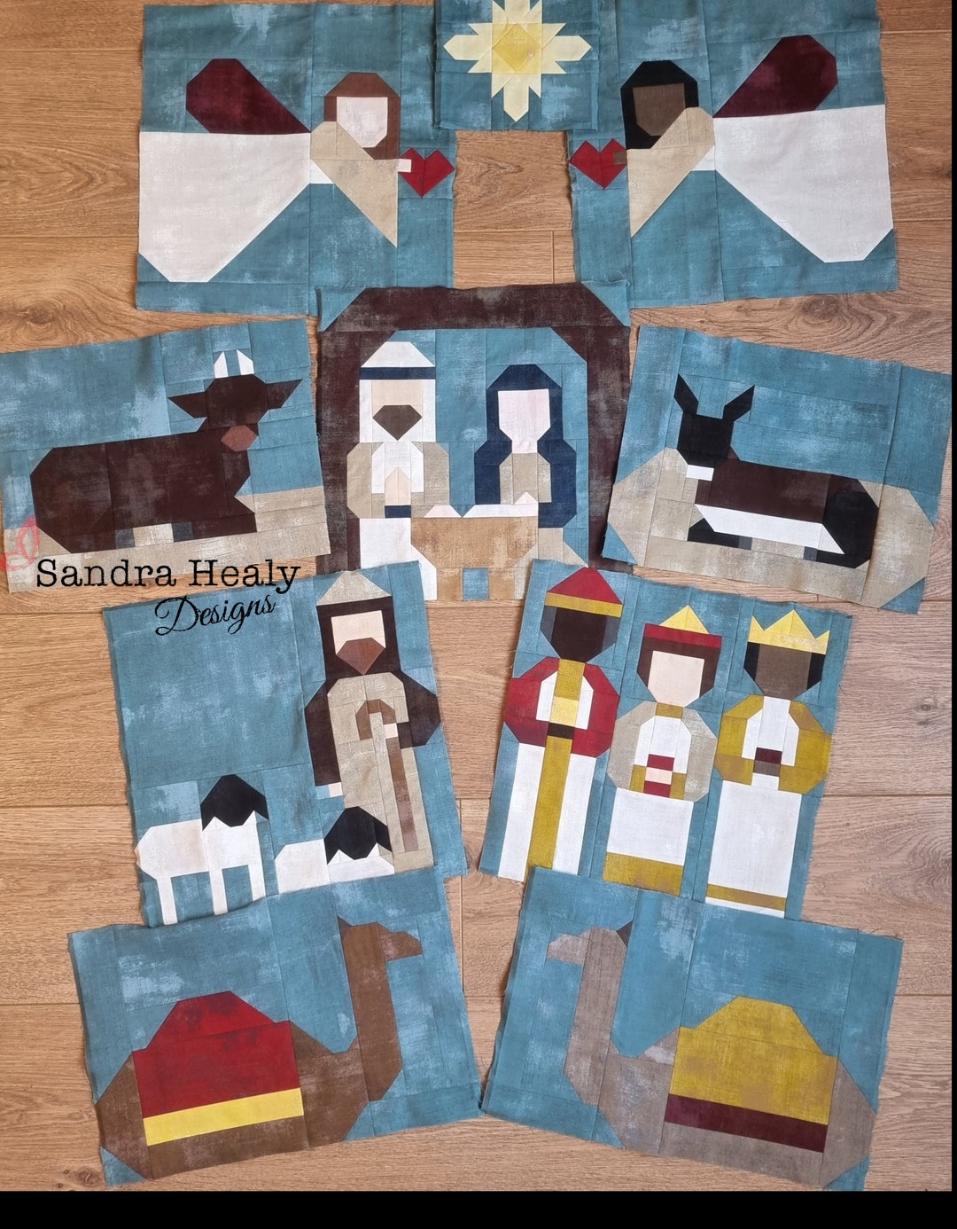 Nativity Quilt Pattern Bundle: 8 Piece Blocks (PDF Digital Download) - Etsy