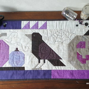 Halloween Quilt Block Pattern Bundle: Pumpkin, Jack O'lantern, Crow ...