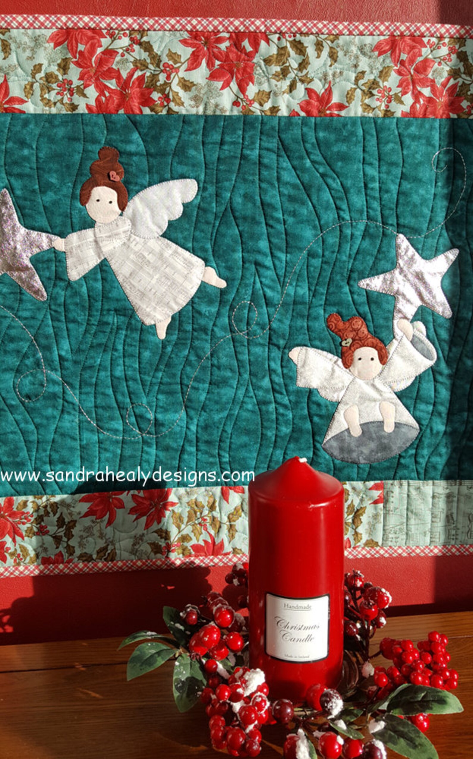 Christmas Angel Wall Hanging Table Topper Quilt Pattern Etsy