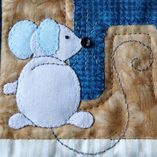 マリンキルト 3 ピース パターン バンドル、機械縫い、タートル