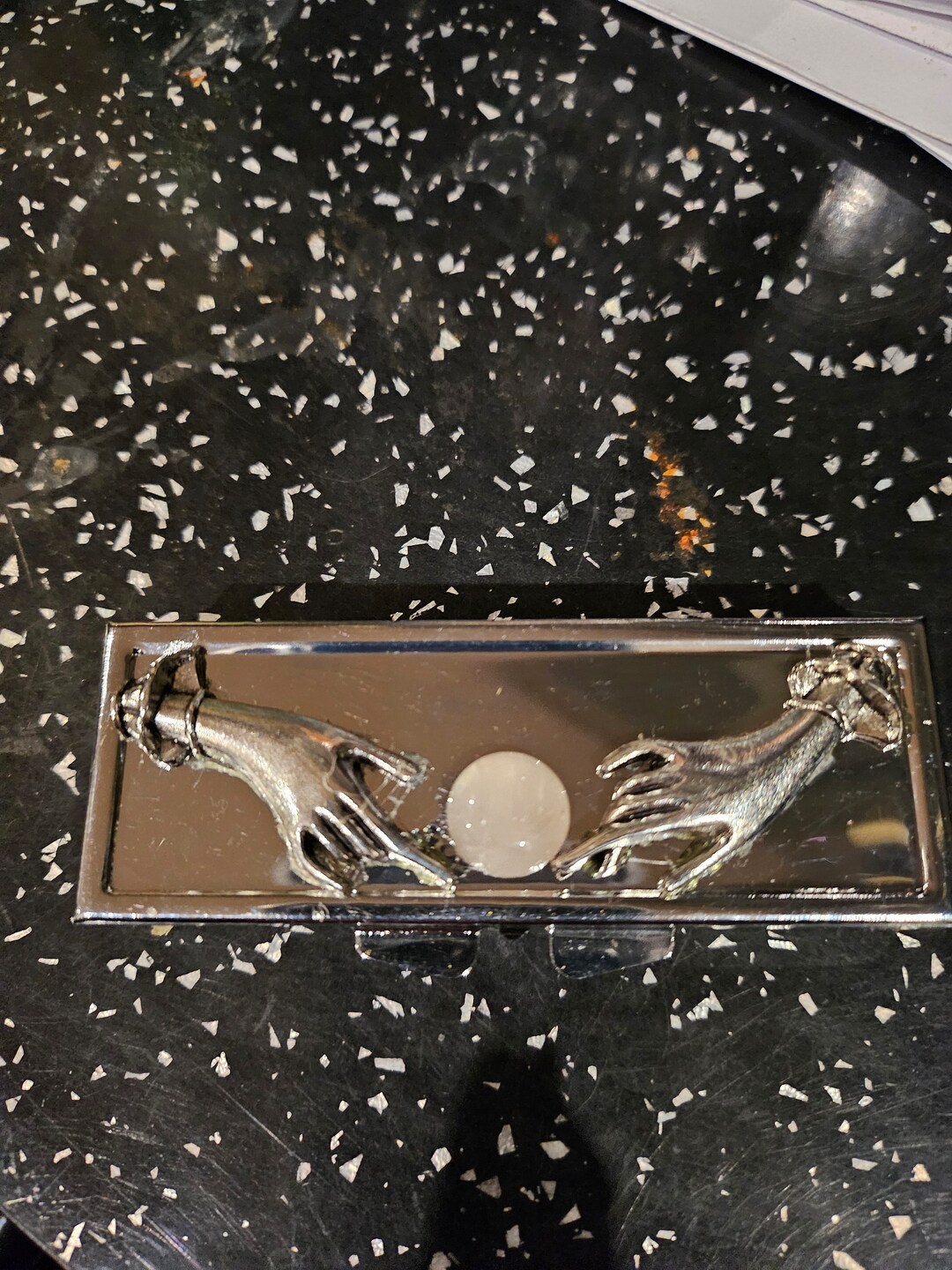 Medication Box Hands on Crystal Ball Design Unisex Pagan - Etsy UK