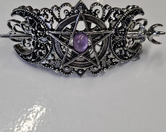 Triplemoon  hair Barrett  pagan celtic witchy