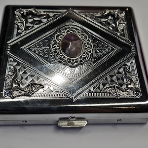 vampire bat cigarette case  vampire bat lovers unisex roll up case Stash case