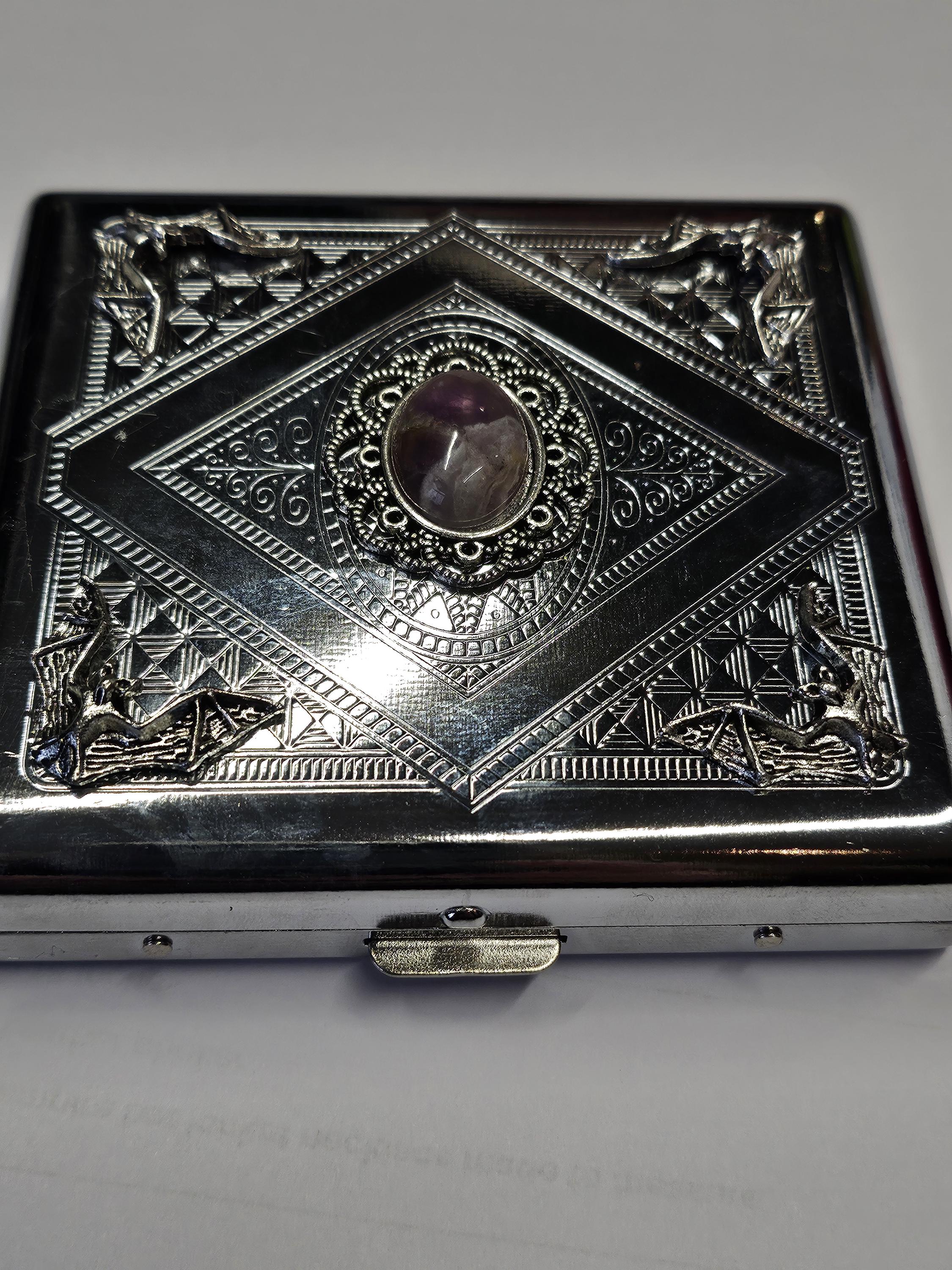 gothic cigarette holder Vampire Bat Cigarette Case Vampire Bat Lovers Unisex Roll up Case Stash Case