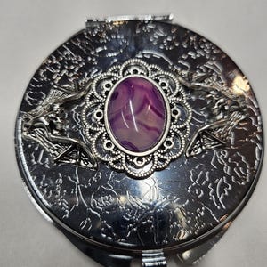 Compact Mirror Gemstone - Etsy