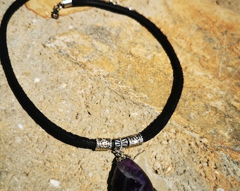 waterfall gemstone choker unisex made  to measure