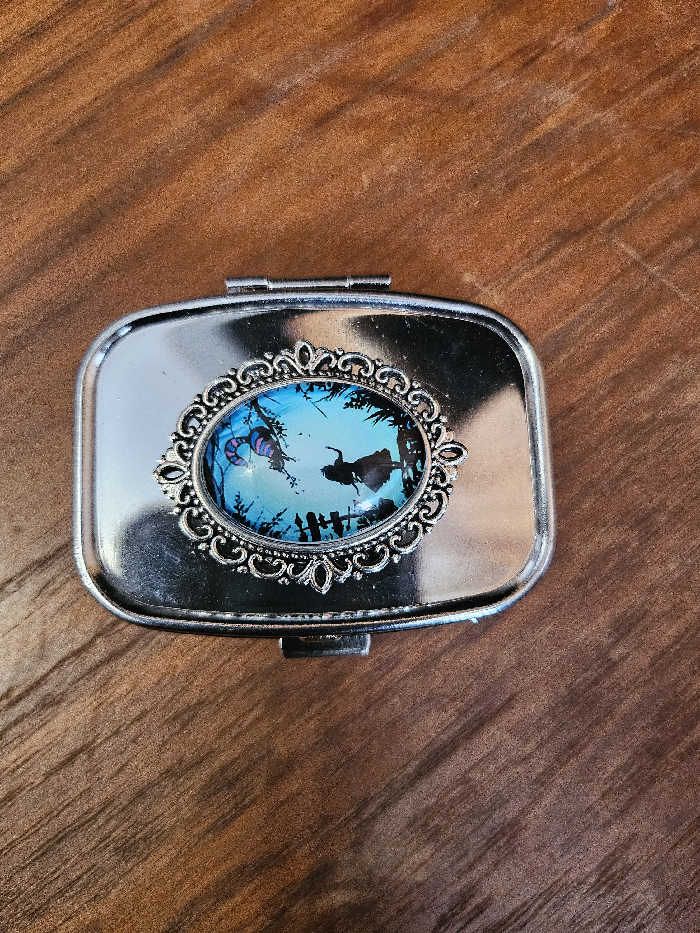 alice in wonderland  pill box medication box