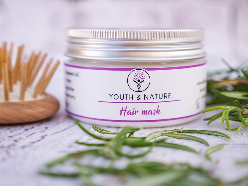 Vegan Hair Mask Natural Hair Care Protein Mask Hair Etsy