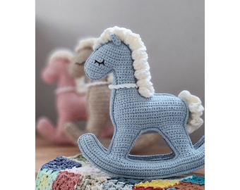 Crochet Rocking Horse Amigurumi Pattern (PDF)