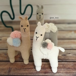 amigurumi pattern, crochet doll, crochet llama, crochet Alpaca, crochet toy