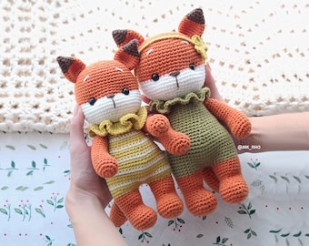 Crochet Fox Amigurumi Pattern: 2023FOX Plush Animal (PDF Pattern)
