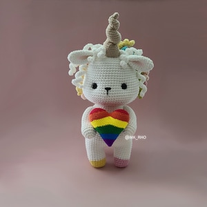 Baby Unicorn, amigurumi, crochet pattern, crochet unicorn, amigurumi pattern, pdf.crochet anmals plush pattern.