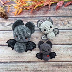 Bat crochet pattern, crochet bat, amigurumi bat, amigurumi pattern, crochet pattern, bat pattern, pdf