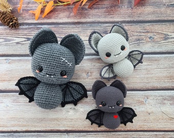 Patron crochet murciélago, murciélago crochet, murciélago amigurumi, patrón amigurumi, patrón crochet, patrón murciélago, pdf
