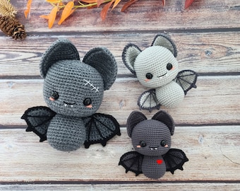Bat crochet pattern, crochet bat, amigurumi bat, amigurumi pattern, crochet pattern, bat pattern, pdfcrochet anmals plush pattern.