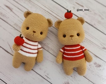 Crochet Bear Amigurumi Pattern: MiniBear Plush Toy (PDF Pattern)