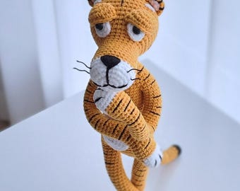 Crochet Skinny Tiger Doll Pattern: Amigurumi PDF