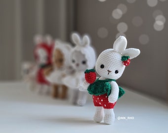 BerryBunny, motif de lapin au crochet, amigurumi, motif au crochet, motif amigurumi, lapin amigurumi, motif au crochet, PDF