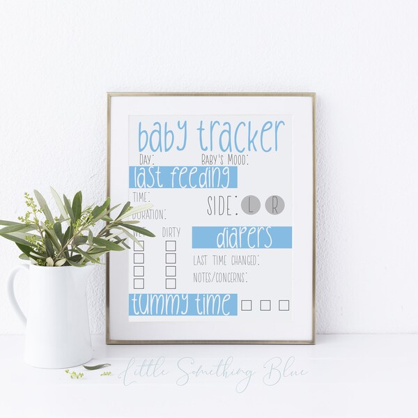 Baby Schedule Etsy