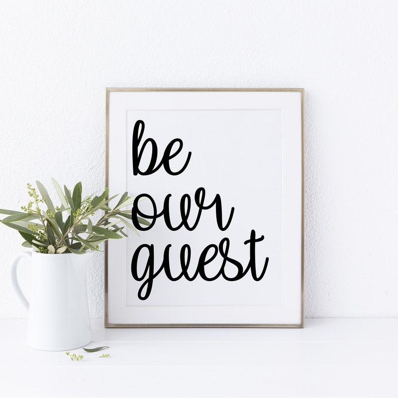 Be Our Guest Print - Etsy