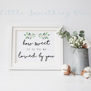 Printable Greenery Wedding Sign // Printable Wedding Love Sign - Etsy