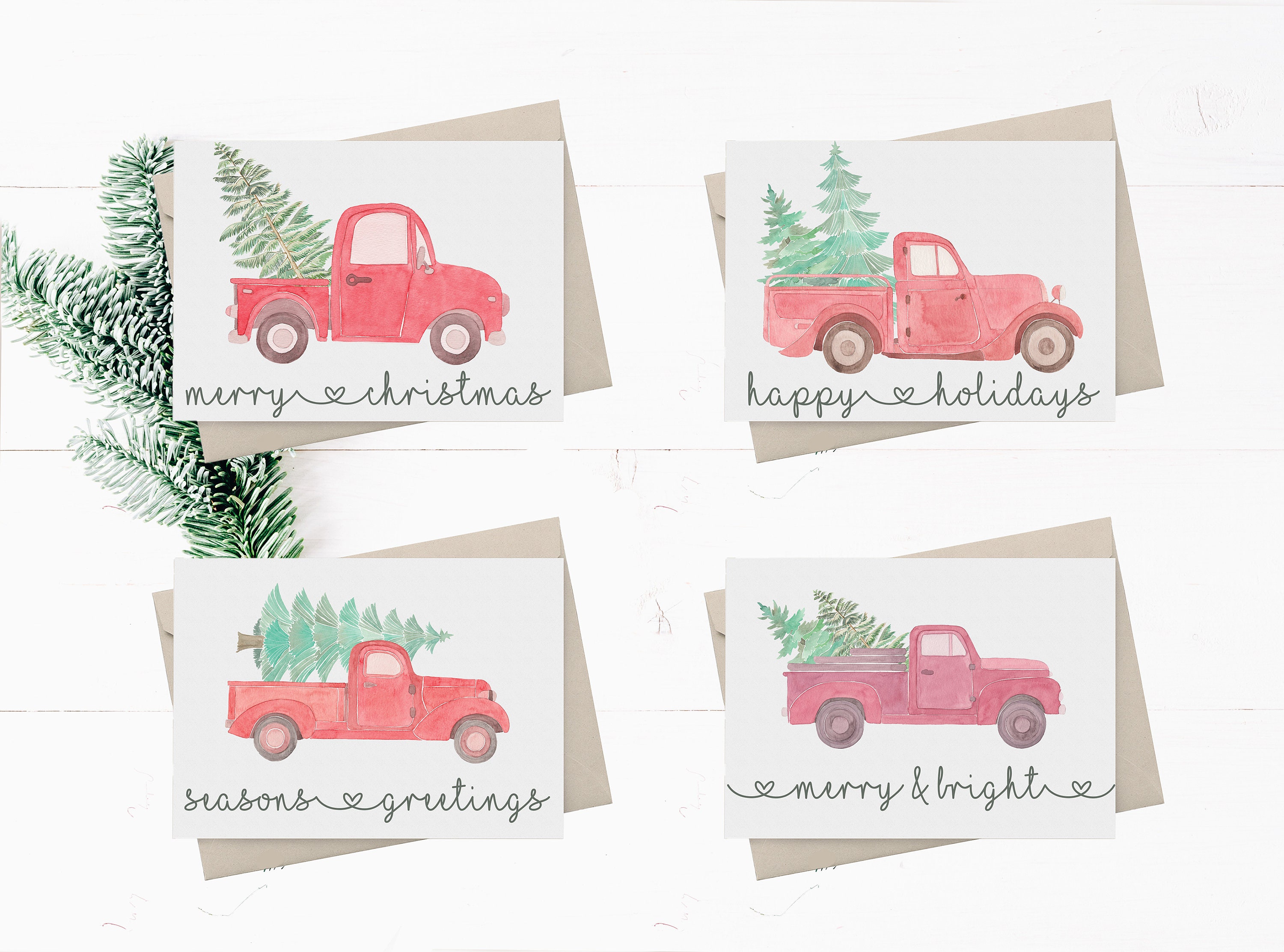 Christmas Cards Instant Download Christmas Cards Printable - Etsy