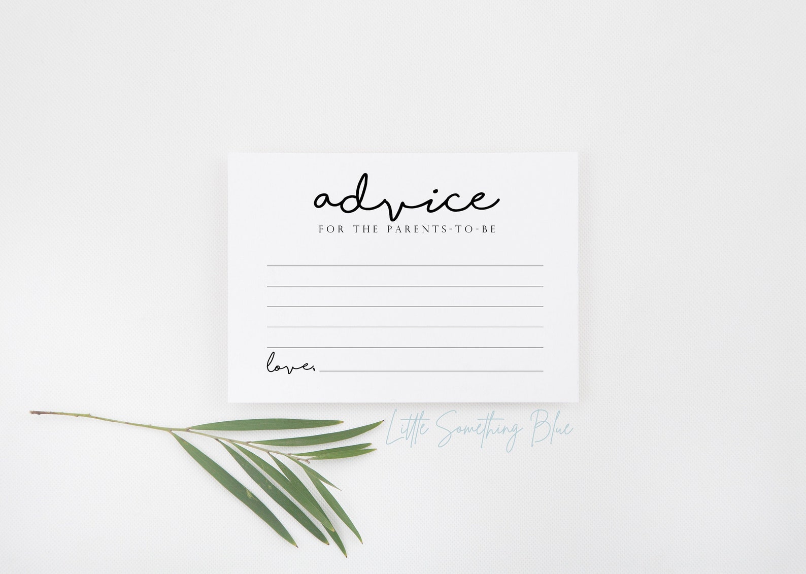 Printable Advice for Parents to Be Card Advice for the Parents Etsy